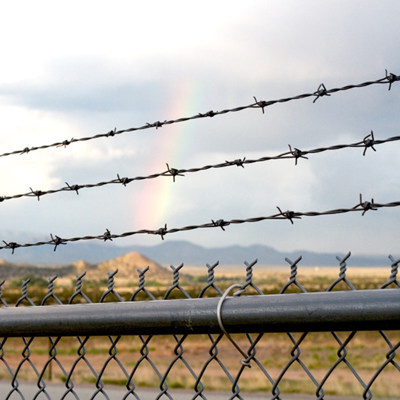 temporary metal fence